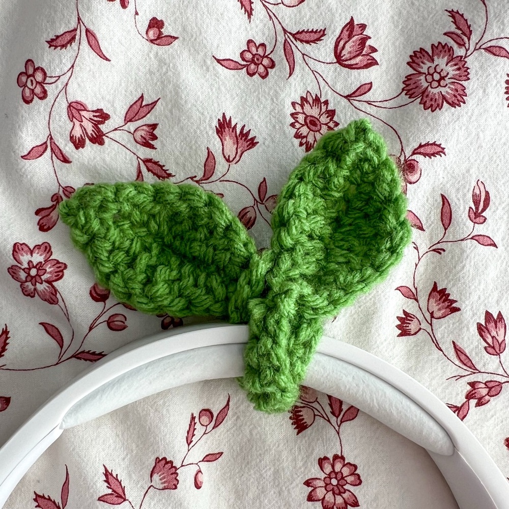 Handmade Crochet Sprout 🌱Accessory ~ Headphone Charm / Bookmark / Organizer